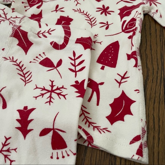 EUC Hanna Andersson two-piece pajama. 3-6mo or 60cm. Nordic holiday Chri… - Picture 3 of 6